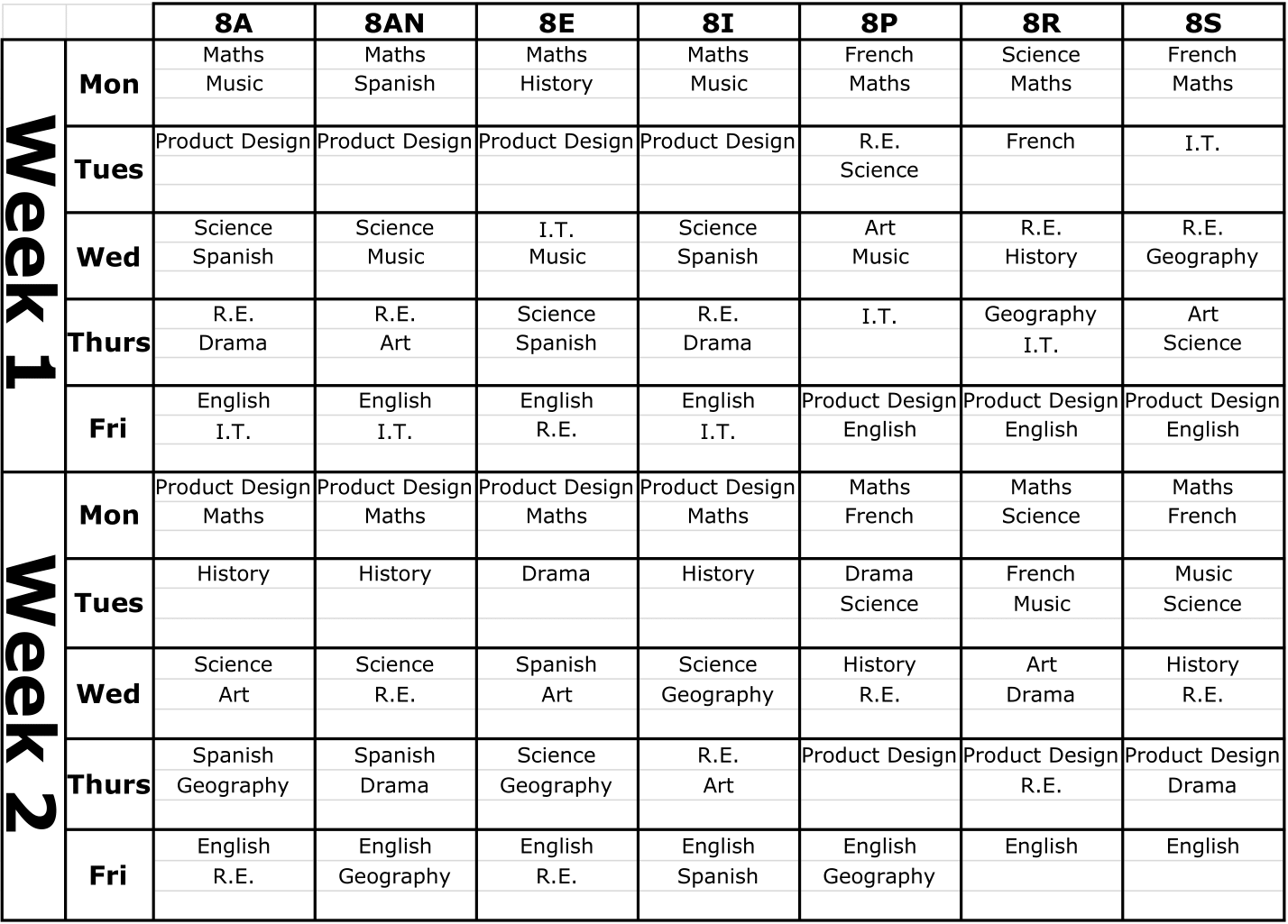 Homework Timetable 2022 23 cropped 2